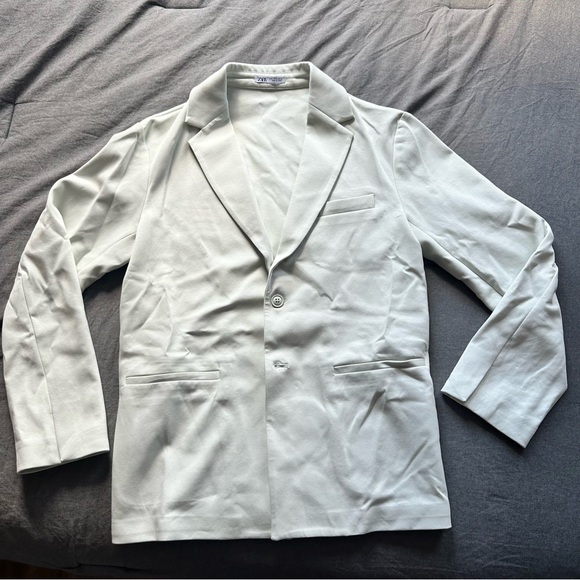 ZARA MENS MINT SUIT - SIZE MEDIUM BLAZER - Picture 2 of 6